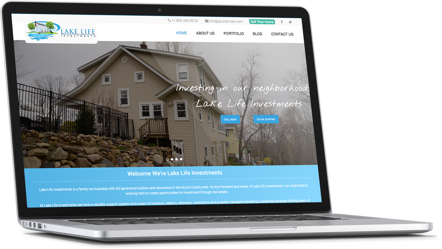 Web Design by cCopilot for Lake Life Investments, LLC | Design #12422579