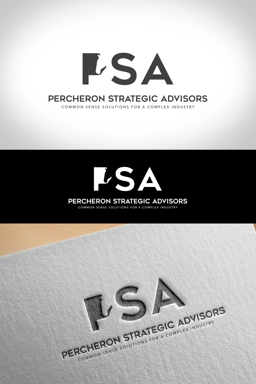 Logo Design by Zane_Graph_Design for Percheron Strategic Advisors | Design #12509286