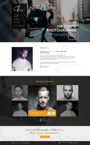 Photographer website  | Web Design by Ved Web Services