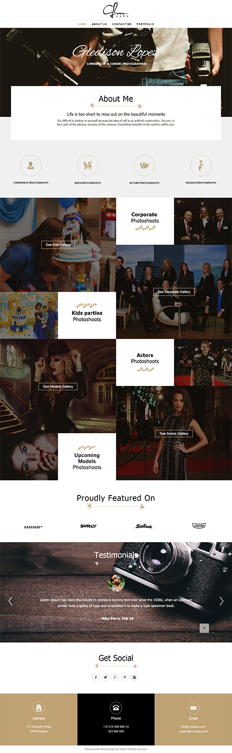 Diseño Web por Vortex Global para este proyecto | Diseño #12455601