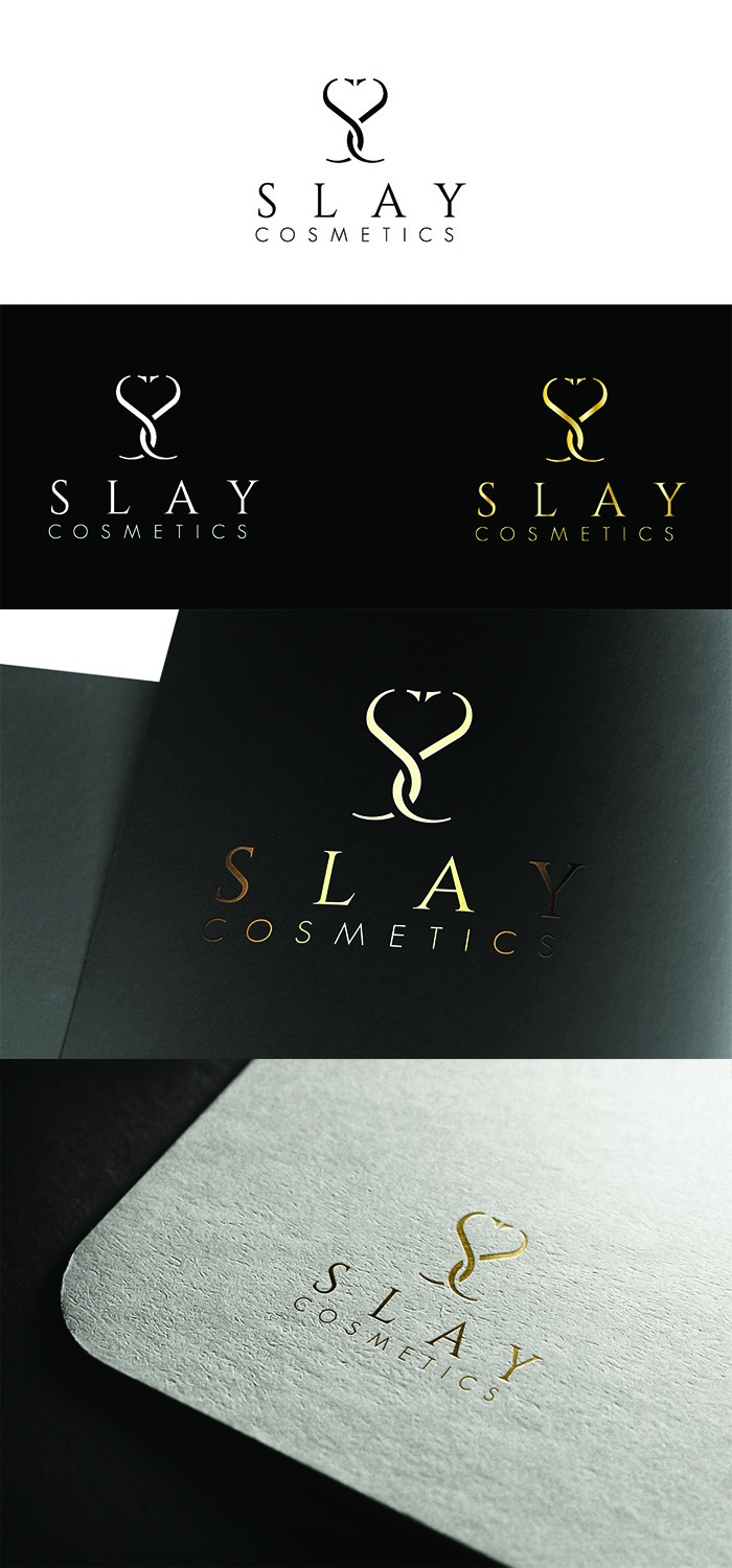 Logo Design by yoossefMaroc for Slay Cosmetics  | Design #12405729