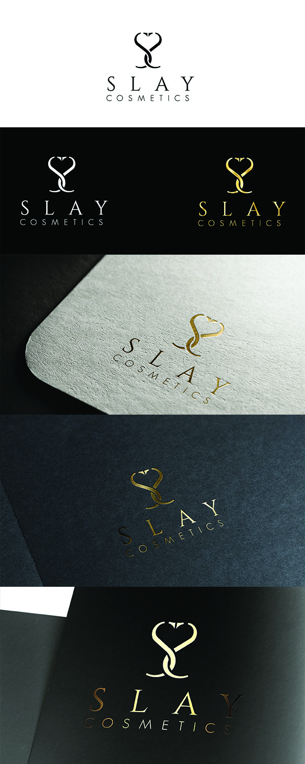 Logo Design by yoossefMaroc for Slay Cosmetics  | Design #12436294