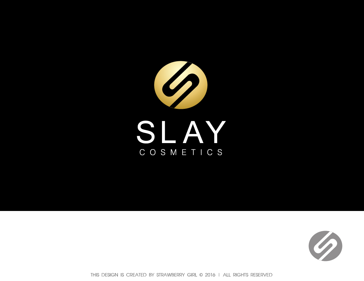 Logo Design by Strawberry Girl for Slay Cosmetics  | Design #12474580