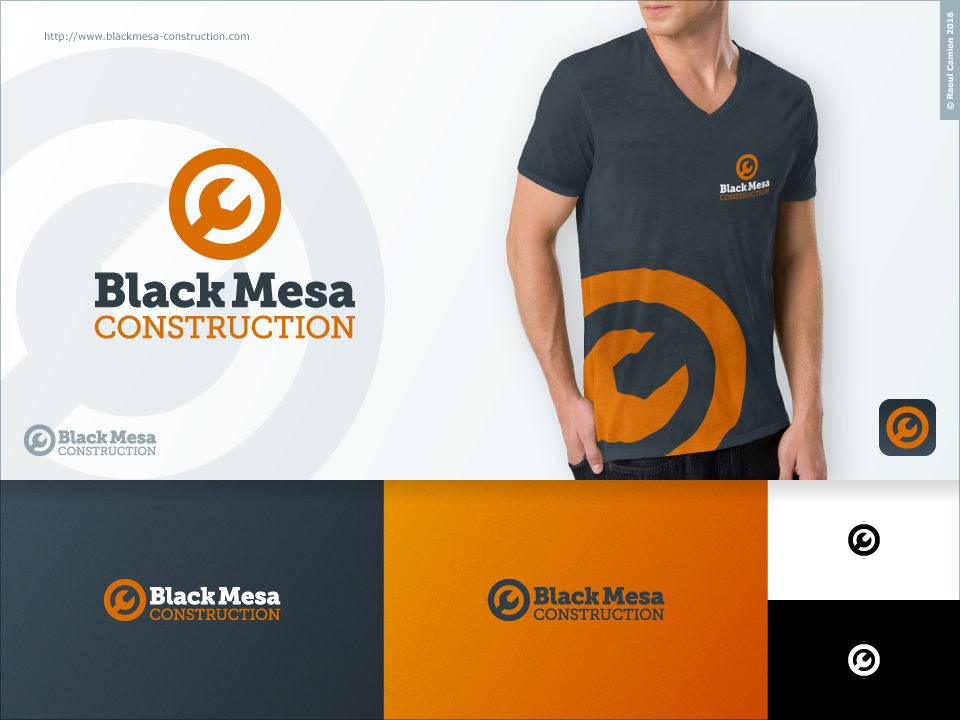Diseño de Logo por Raoul Camion para Black Mesa Construction & Handyman Services  | Diseño #12471936