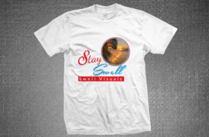 STAY SWELL an ocean inspired t-shirt designed to inspire people to see the beauty in the world as we