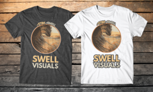 STAY SWELL an ocean inspired t-shirt designed to inspire people to see the beauty in the world as we | T-shirt Design by db1404