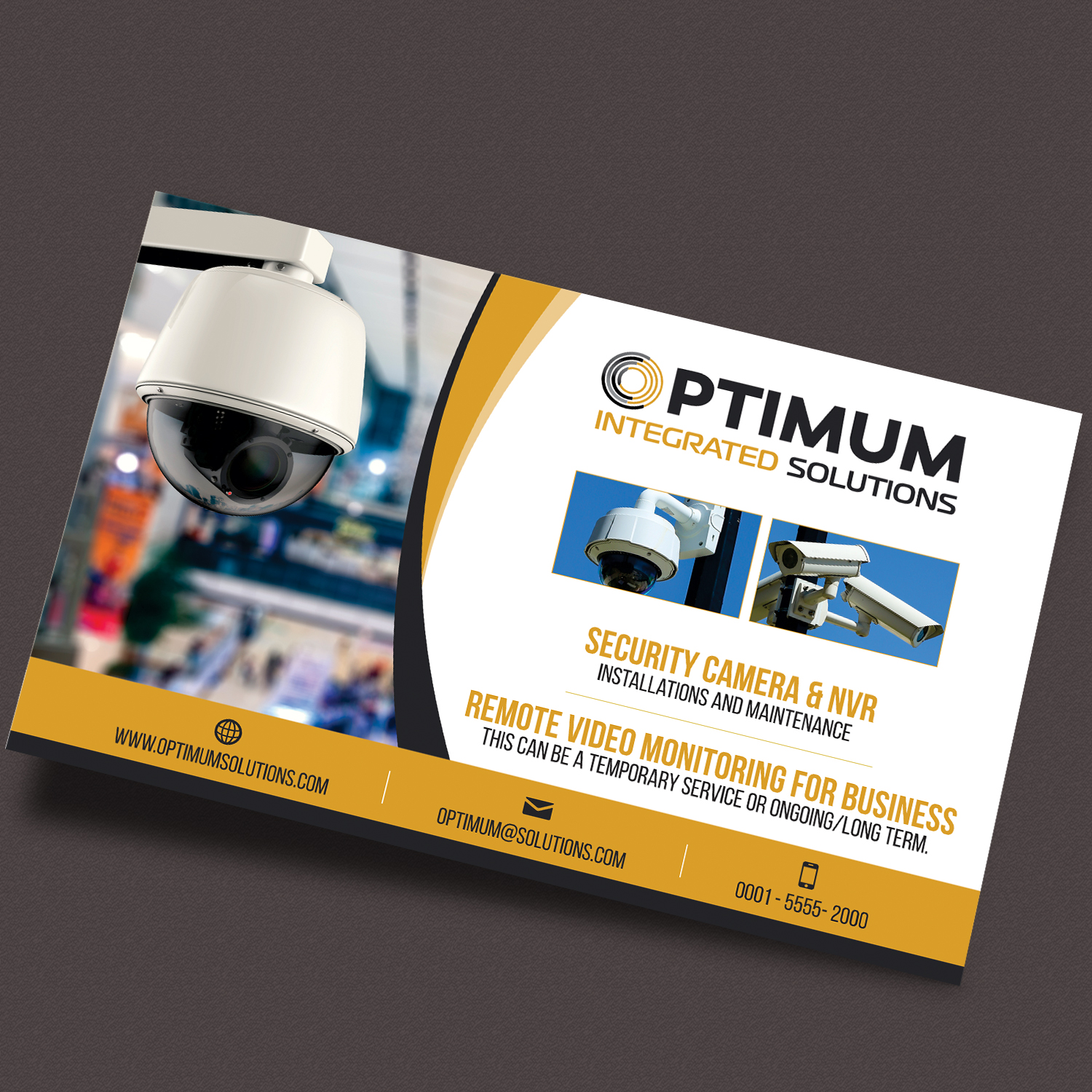 Flyer Design by PixelDesign for Optimum Integrated Solutions Inc. | Design #15135596
