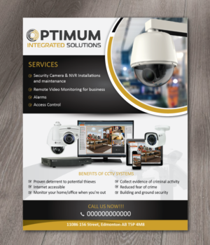 Flyer Design by alex989 for Optimum Integrated Solutions Inc. | Design: #15046163