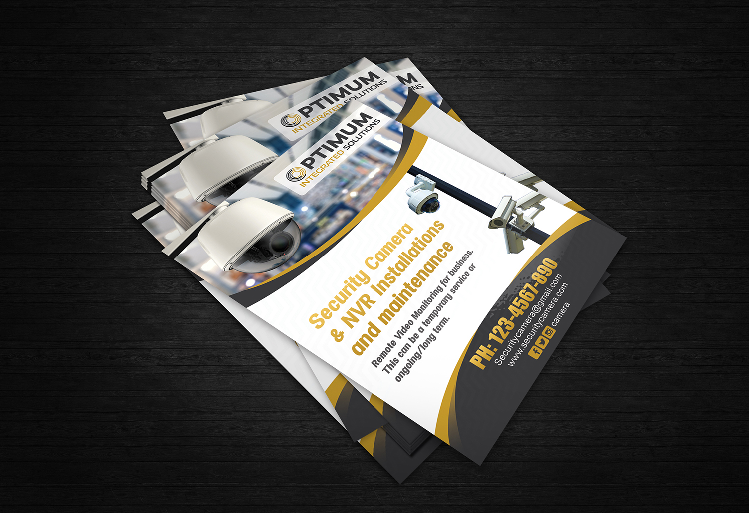 Flyer Design by Dreamdesign007 for Optimum Integrated Solutions Inc. | Design #15066689