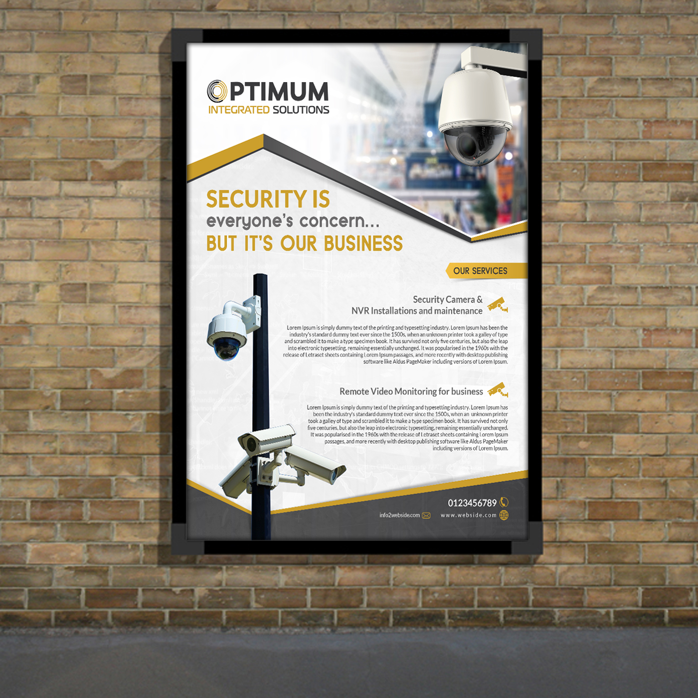 Flyer-Design von debdesign für Optimum Integrated Solutions Inc. | Design #15118130
