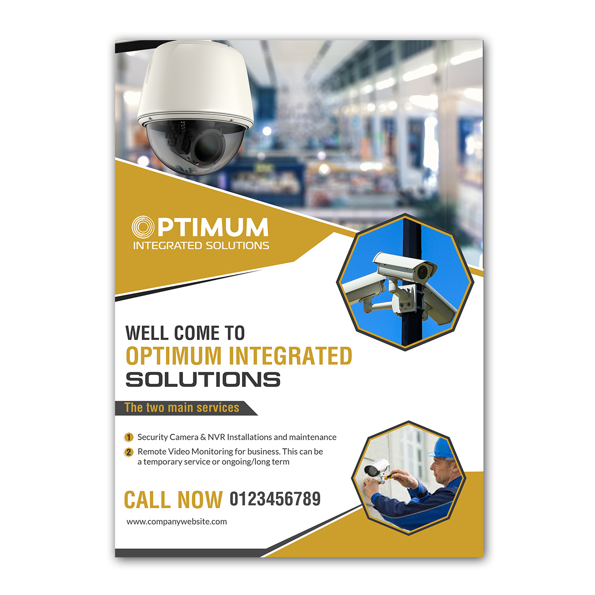 Flyer-Design von Deepak_9_Malhotra für Optimum Integrated Solutions Inc. | Design #15091738