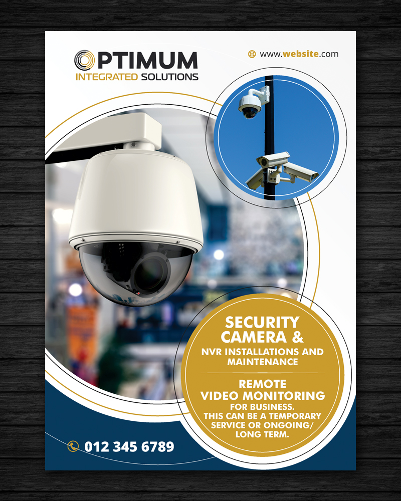 Flyer Design by ecorokerz for Optimum Integrated Solutions Inc. | Design #15043758