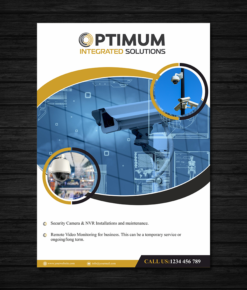 Flyer Design by ecorokerz for Optimum Integrated Solutions Inc. | Design #15055426