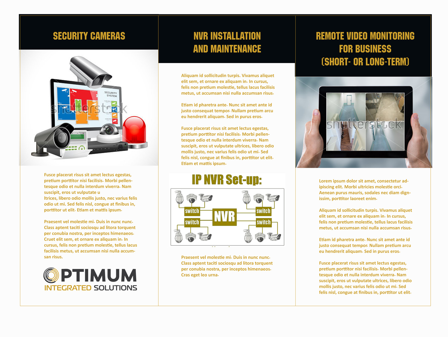 Flyer Design by Javelin Studio for Optimum Integrated Solutions Inc. | Design #15063482