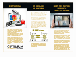 Flyer Design by Javelin Studio for Optimum Integrated Solutions Inc. | Design: #15063482