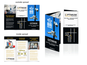 Info flyer to showcase security camera install and remote video monitoring. | Design de Flyer par Javelin Studio