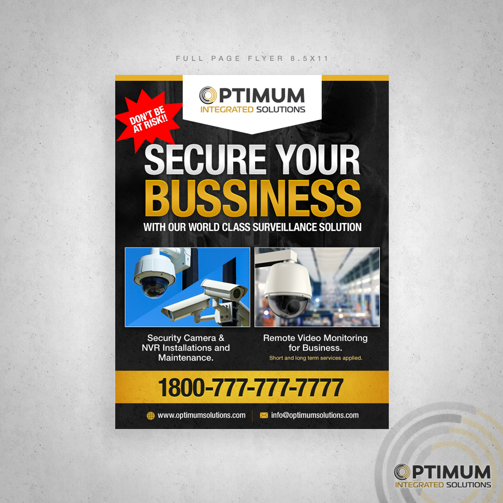 Design de Flyer par designhero pour Optimum Integrated Solutions Inc. | Design #15121989