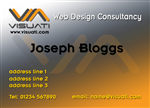 Design de Carte de Visite par JBT Marketing pour Visuati | Design : #29779