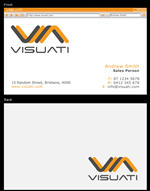 Business Card Design by KK'z for Visuati | Design: #30423