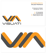 Business Card Design by Lehan for Visuati | Design: #30831