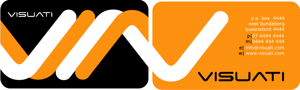 Business Card Design by LUSH GRAPHIX for Visuati | Design #29827