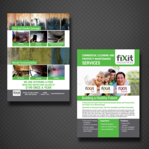Flyer Design by uk for Fixit Industries | Design: #12453601