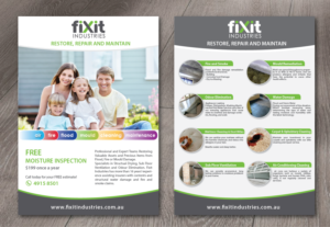 Flyer Design by alex989 for Fixit Industries | Design: #12419373