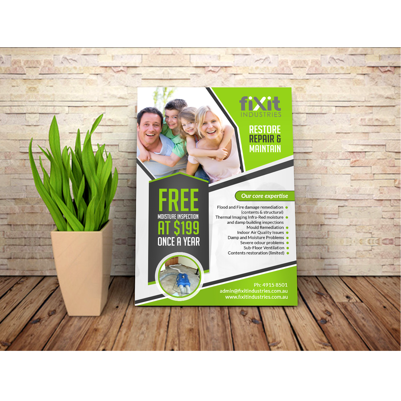 Flyer Design by debdesign for Fixit Industries | Design #12425321