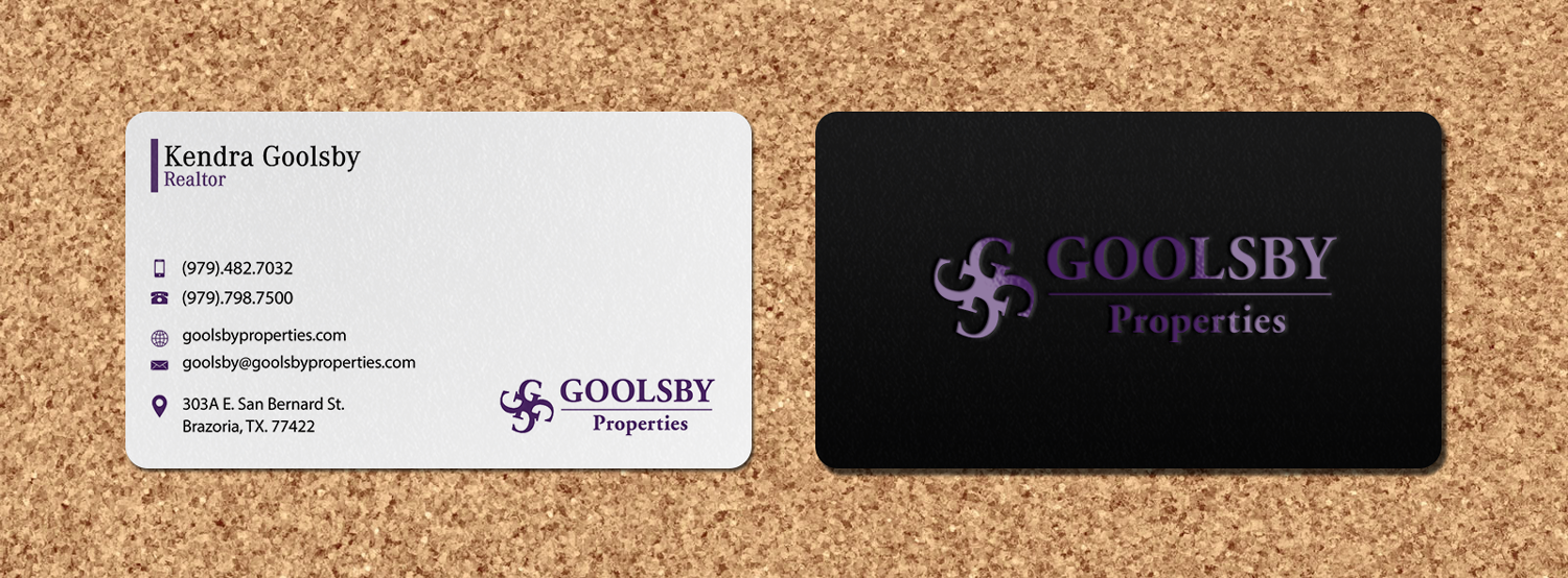 Design de Carte de Visite par Riz' pour Goolsby Properties | Design #12410549