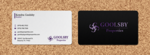 Business Card Design by Riz' for Goolsby Properties | Design: #12410549