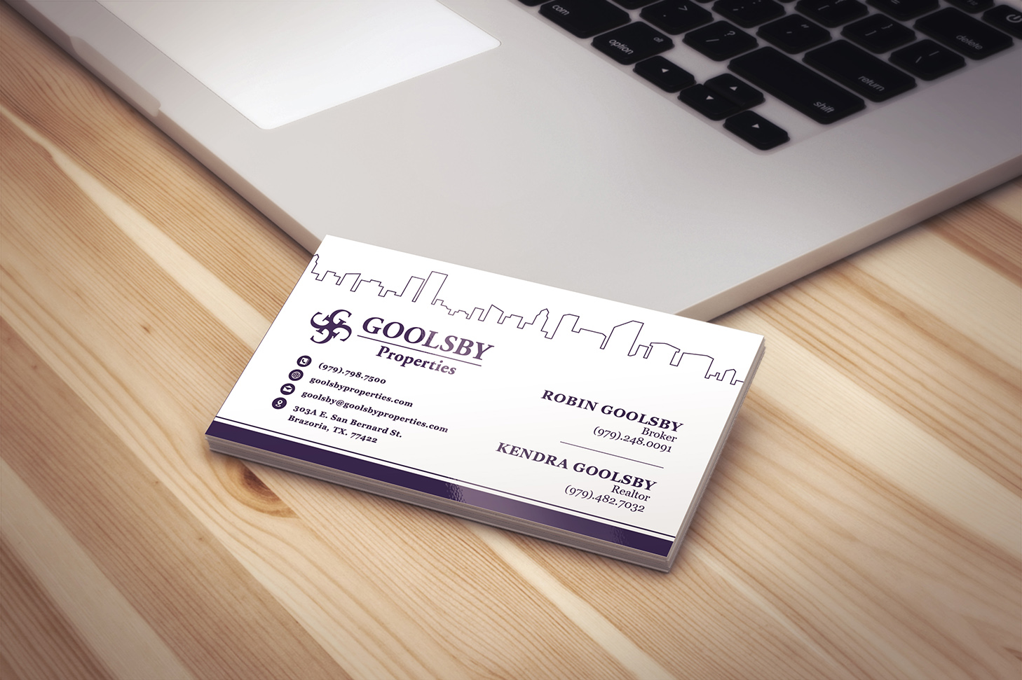 Business Card Design by blinc for Goolsby Properties | Design #12407520