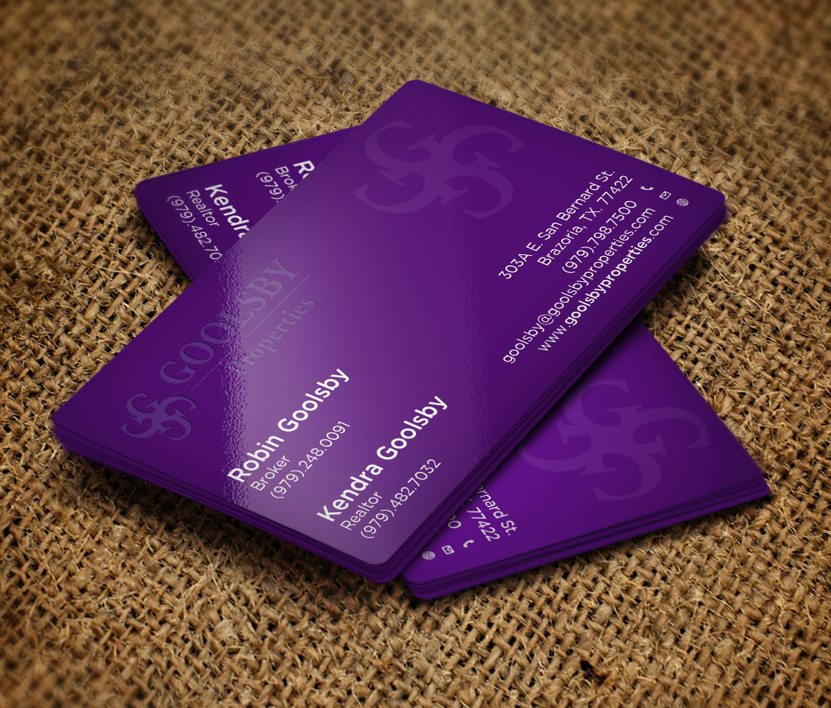 Business Card Design by Verified artistry for Goolsby Properties | Design #12407927