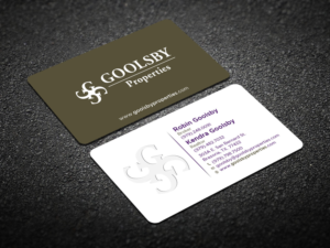 Design de Carte de Visite par Verified artistry (Design garden) pour Goolsby Properties | Design : #12407930