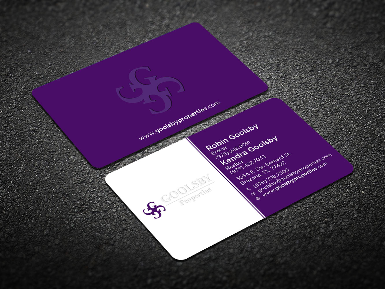 Business Card Design by Verified artistry for Goolsby Properties | Design #12407941