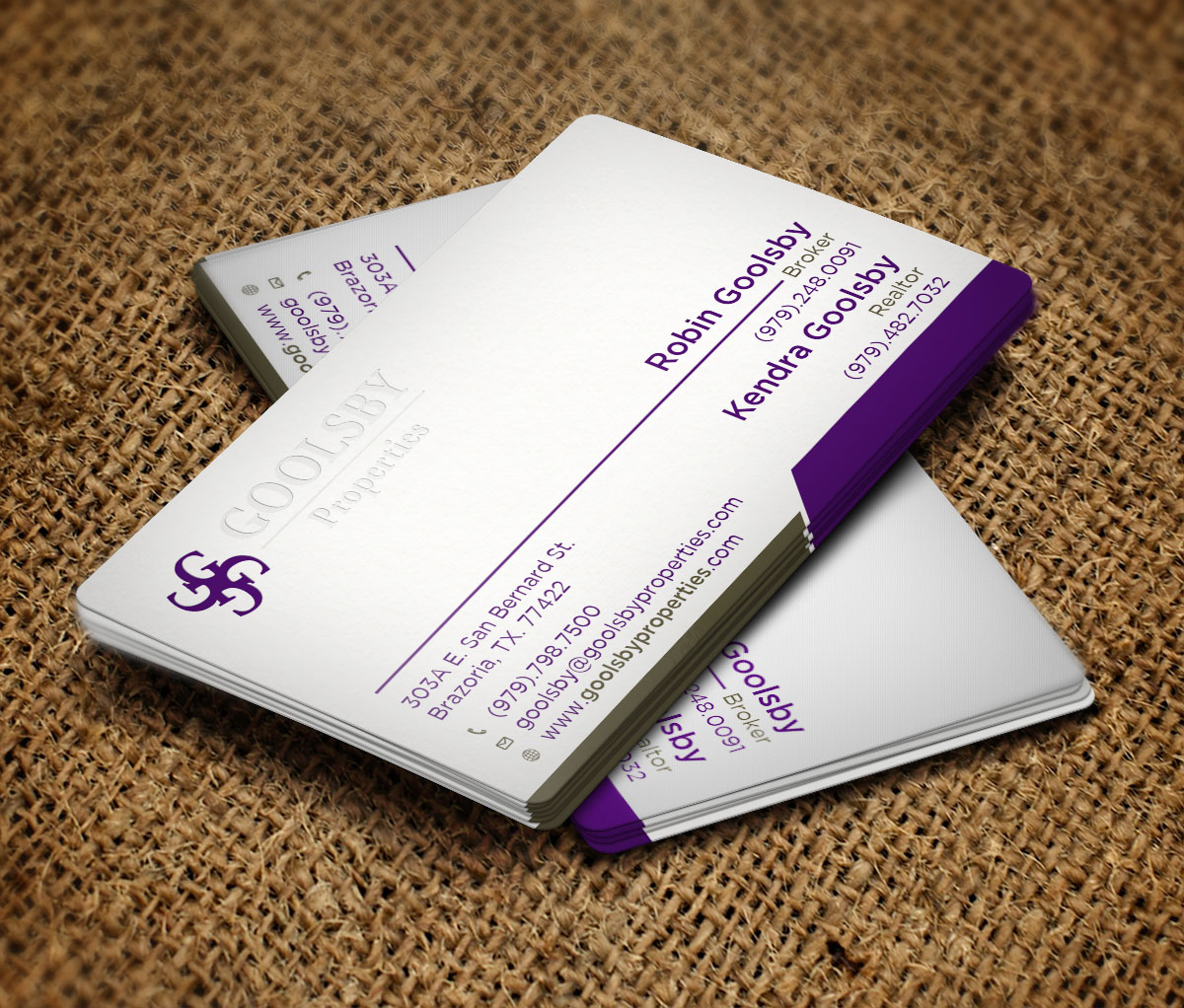 Business Card Design by Verified artistry for Goolsby Properties | Design #12407948