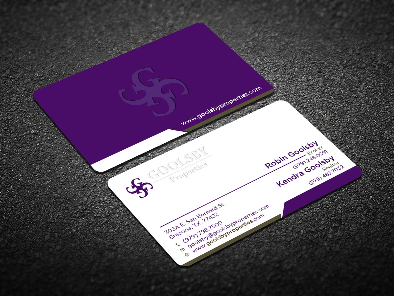 Diseño de Tarjeta de Presentación por Verified artistry para Goolsby Properties | Diseño #12407949