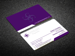 Business Card Design by Verified artistry (Design garden) for Goolsby Properties | Design: #12407949