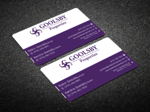 Business Card Design by EWS Webs for Goolsby Properties | Design: #12411817