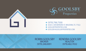 Business Card Design by diezzer for Goolsby Properties | Design: #12408197