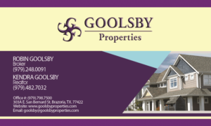 Business Card Design by diezzer for Goolsby Properties | Design: #12409262