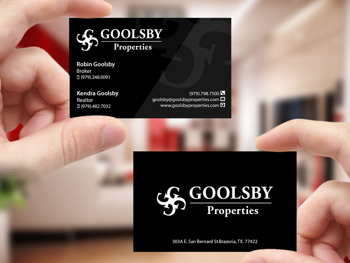 Business Card Design by Creations Box 2015 for Goolsby Properties | Design #12414243