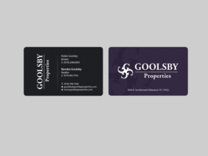 Business Card Design by Creations Box 2015 for Goolsby Properties | Design: #12414246