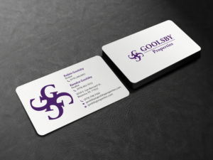 Business Card Design by Creations Box 2015 for Goolsby Properties | Design: #12414257
