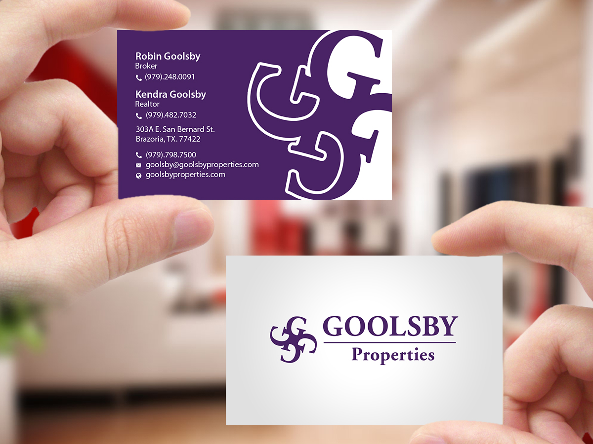 Business Card Design by Creations Box 2015 for Goolsby Properties | Design #12414260
