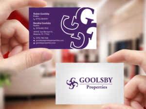Business Card Design by Creations Box 2015 for Goolsby Properties | Design: #12414260