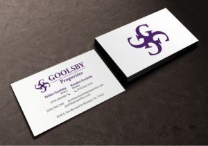Business Card Design by Creations Box 2015 for Goolsby Properties | Design: #12414261