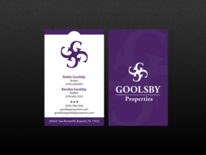 Business Card Design by Creations Box 2015 for Goolsby Properties | Design: #12414265