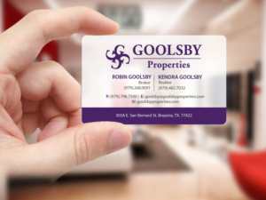 Design de Carte de Visite par Creations Box 2015 pour Goolsby Properties | Design : #12414272