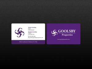 Design de Carte de Visite par Creations Box 2015 pour Goolsby Properties | Design : #12414274