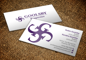 Business Card Design by chandrayaan.creative for Goolsby Properties | Design: #12412174